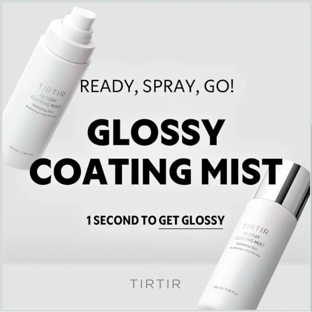 NIB TIRTIR Glossy Coating Mist - Refreshing Skin Brightening Anti-Wrinkle 100ml